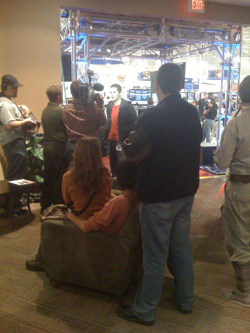 Illustration for article titled Jett Lucas Out-Bugged The Testers – Force Unleashed Launch Party